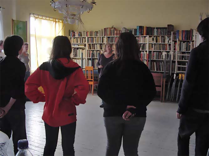 Music workweek 'Tilburg Secundary School Willem II' at Saksala Art Radius. Workshop.
